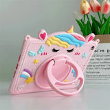 Kids Stand Case for Samsung Galaxy Tab S6 A7 Lite A8 A9 Plus 8.7 11 inch Cartoon Unicorn Silicone Tablet Protective Case JMDJS-S_tfrf JMDJS-SP Tab A9 Plus 11 inch