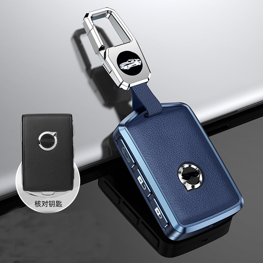 Volvo Smart Car Keychain - Blue - Fits XC60 S90 S60 XC40 XC90 V60 V90 Blue 0.1