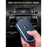 Volvo Smart Car Keychain - Blue - Fits XC60 S90 S60 XC40 XC90 V60 V90 Blue 0.1 - Front View