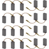 20pcs Carbon Brushes for Angle Grinder Compatible with Bosch Replacement Repair Power Tool Spare Part 15x8x5mm - Top-Down View