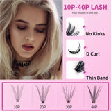 INF DIY Individual Eyelashes - 45-Degree Angle