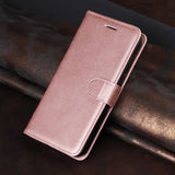 SKALO Xiaomi Redmi A5 4G PU Leather Wallet Case - More Colors_MGF Pink gold Pink gold - Top-Down View