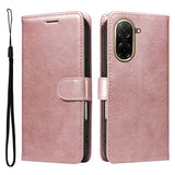 SKALO Xiaomi Redmi A5 4G PU Leather Wallet Case - More Colors_MGF Pink gold Pink gold - 45-Degree Angle