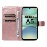 SKALO Xiaomi Redmi A5 4G PU Leather Wallet Case - More Colors_MGF Pink gold Pink gold