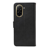 SKALO Xiaomi Redmi A5 4G PU Leather Wallet Case - More Colors_MGF Black - Rear View
