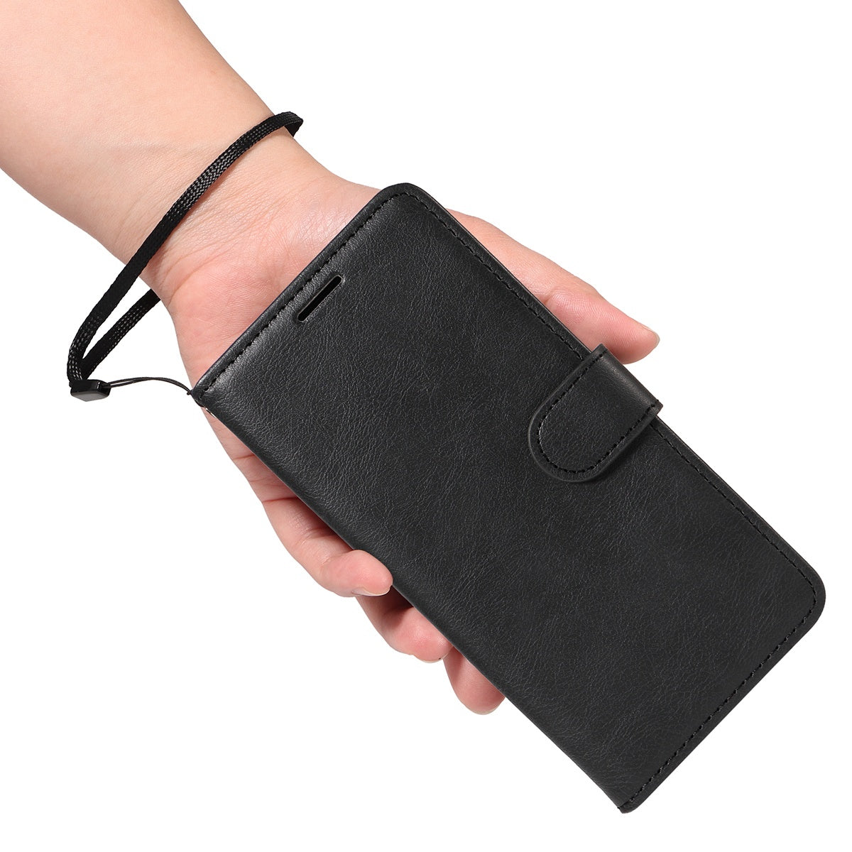 SKALO Xiaomi Redmi A5 4G PU Leather Wallet Case - More Colors_MGF Black