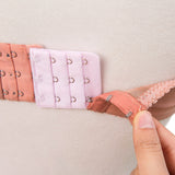 Bra Extender 2 Hooks/3 Hooks/4 Hooks, Bra Strap Extensions - 12-pack (Black, White, Beige, Pink) Bra Extender 2 Hooks / 3 Hooks / 4 Hooks, Soft and - Front View