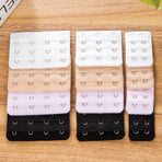 Bra Extender 2 Hooks/3 Hooks/4 Hooks, Bra Strap Extensions - 12-pack (Black, White, Beige, Pink) Bra Extender 2 Hooks / 3 Hooks / 4 Hooks, Soft and