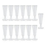 60 pcs 150 ml plastic wine glasses, champagne glasses, red wine glasses, versatile, a must for party carnivals