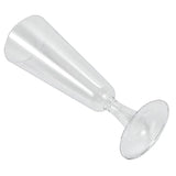 60 pcs 150 ml plastic wine glasses, champagne glasses, red wine glasses, versatile, a must for party carnivals - Side View