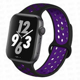 Compatible with Apple Watch Wristband 45mm 49mm 44mm 40mm 41mm 42mm correa iWatch Ultra 2 Series 9 8 SE 7 6 5 4 3 Black Purple 11 SM
