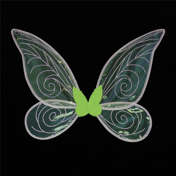 Halloween Costumes Fairy Wing Dress - Wings white