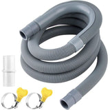 Drain Hose Drain Hose Extension Drain Hose Connection Washing Machine Drain Hose Dryer Drain Hose (2 m)..DEBUNS