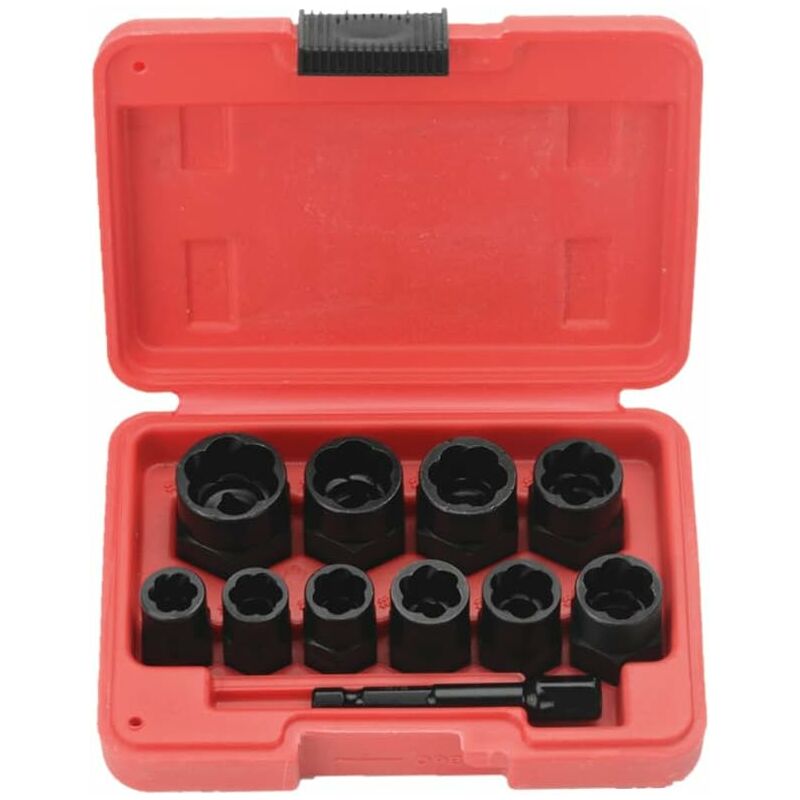 11-piece 9.5mm Bolt Impact Tool Set with Toolbox