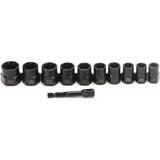 11-piece 9.5mm Bolt Impact Tool Set with Toolbox