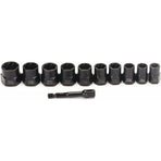 11-piece 9.5mm Bolt Impact Tool Set with Toolbox