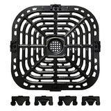 /NN/Replacement Grill Plate for Air Fryer Crispers for Instant Vortex 6qt with 4 Rubber Pads