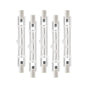 5-pack R7s 118mm 300W 220V—240V, R7s Halogen Linear Light Source, Dimmable Halogen Lamp for Construction Works_MGF 200W