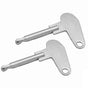 2X Ignition Keys Tractor Vintage Excavator Truck Ignition Lock Key