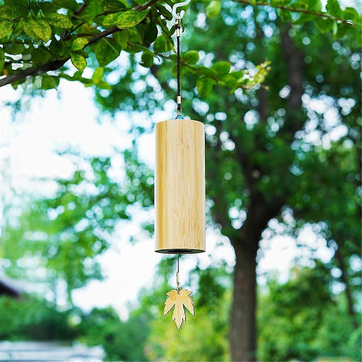 Chakra Chime Bamboo Meditation Game for Outdoor Use Wind Chime Sound