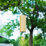 Chakra Chime Bamboo Meditation Game for Outdoor Use Wind Chime Sound - 45-Degree Angle