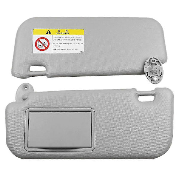 Car Visor for 2014 2015 2016 2017 74320-02B21 74310-02K91 with Mirror Car Accessories Gray
