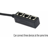 RJ45 Network 1 to 3 Port Ethernet Adapter Adapter Cable Network Cable Splitter