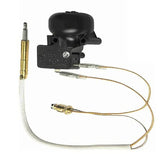 Thermocouple and tilt switch for patio heater tip protection