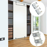 pcs Sliding Door Rollers, Sliding Door Parts for Wardrobe Door, Wheels, Rollers, Cabinet Rails, Sliding Cabinet Rollers, Load 20 kg