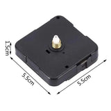 Wall Clock Movement – Silent Quartz Clock – 2-pack - Top-Down View