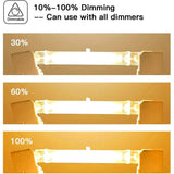 5-pack R7S Halogen Bulb 118mm 200W 230V Dimmable for Construction Floodlights Landscape Lighting Living Room Lighting