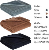 The Waterproof Blanket, Snuggle Blanket for Sofa Bed Couch, Waterproof Pet Blanket for Dog and Cat, 100% Leak Proof Waterproof Fully Pee Proof Brown Brown L:145*165CM - Side View