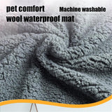 The Waterproof Blanket, Snuggle Blanket for Sofa Bed Couch, Waterproof Pet Blanket for Dog and Cat, 100% Leak Proof Waterproof Fully Pee Proof Brown Brown L:145*165CM