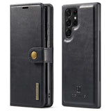 DG.MING 2-in-1 Magnetic Wallet Samsung Galaxy S22 Ultra Black_max