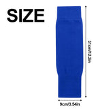 Football Socks Sleeves Football Shin Guards Sleeves, Shin Guards Grip Socks Leg Sock Sleeve for Unisex Children, Youth - Side View
