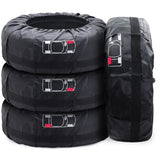 pcs Car Tire Covers 19-23\" Waterproof Dustproof Car Wheel Protector (Diameter 80cm)