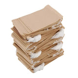 500-Pack Tea Filter Bags, Disposable Paper Tea Bag with Drawstring for Loose Tea, Coffee (Natural Brown)