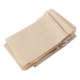 500-Pack Tea Filter Bags, Disposable Paper Tea Bag with Drawstring for Loose Tea, Coffee (Natural Brown) - Front View