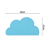 Silicone Placemats Food Grade Mats for Kids Baby Toddlers - Front View