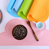 Silicone Placemats Food Grade Mats for Kids Baby Toddlers - 45-Degree Angle