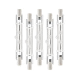 5-pack R7s 118mm 400W 230V, R7s Halogen Linear Light Source, Dimmable Halogen Lamp for Construction Works_MGF 400W