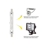5-pack R7s 118mm 400W 230V, R7s Halogen Linear Light Source, Dimmable Halogen Lamp for Construction Works_MGF 400W