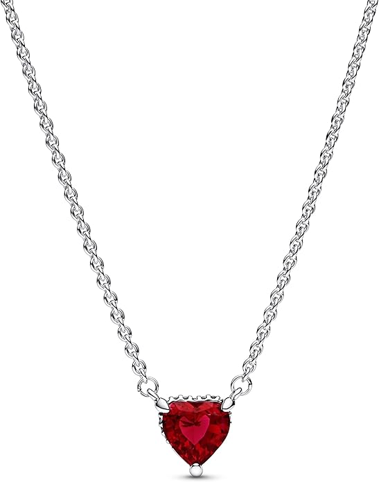 Timeless Red Heart Necklace