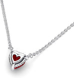 Timeless Red Heart Necklace