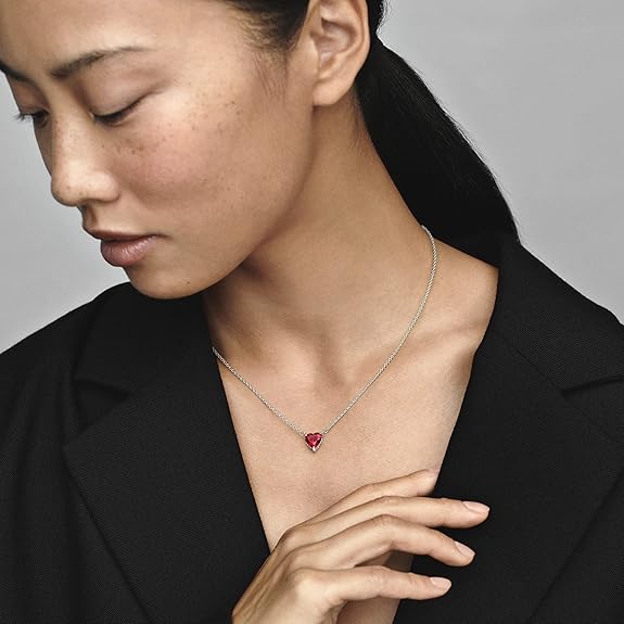 Timeless Red Heart Necklace