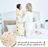 Burrito Blanket, Double Sided, Giant Flour Tortilla Blanket