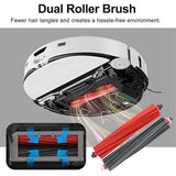 Replacement Parts for Roborock S8 Maxv Ultra, Main Brush and Side Brush As Shown_MGF As Shown - Side View