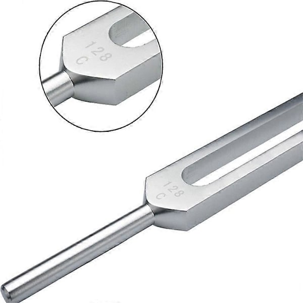 128 Hz Tuning Fork with Weight, Bio-Acoustic Tuning Fork Compatible with Therapy, 128 Hz Acoustic Sliding Tuning Fork