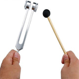 128 Hz Tuning Fork with Weight, Bio-Acoustic Tuning Fork Compatible with Therapy, 128 Hz Acoustic Sliding Tuning Fork