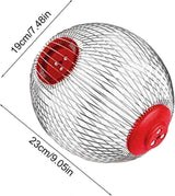 Nut Picker - Side opening for emptying walnuts, rolling picker for pine cones, picker, collector, ball picker for walnuts, pecans S - Top-Down View